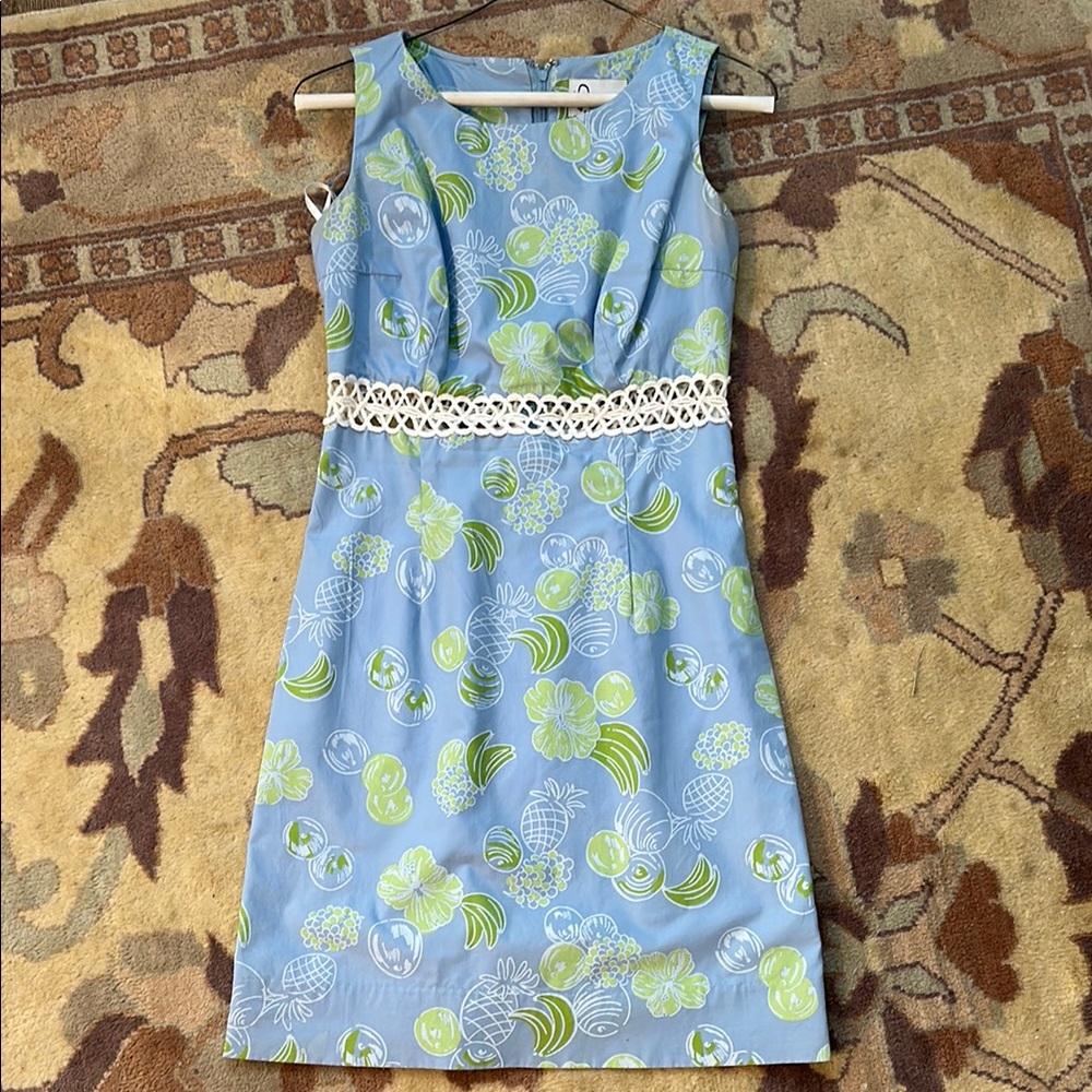 Sweet Blue Testas vintage Lilly Pulitzer dress